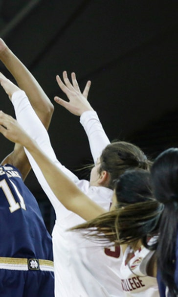 Mabrey, Turner lead No. 6 Notre Dame women past BC 80-69 (Jan 19, 2017)